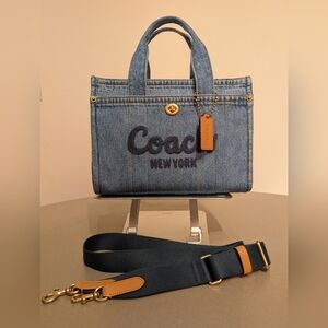 Coach Blue Denim Bag
